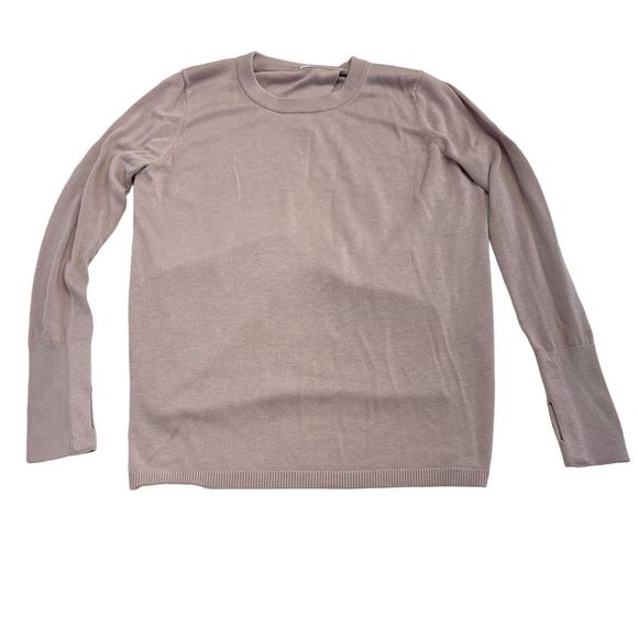 Lululemon Sweaters - Lululemon Bring‎ It Backbend Sweater Womens 4/6 Porcelain Pink